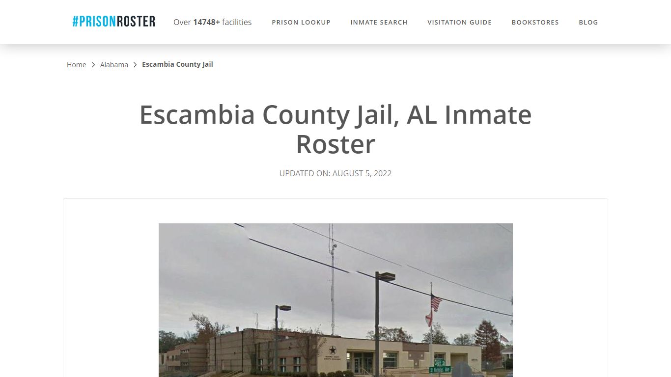 Escambia County Jail, AL Inmate Roster - Prisonroster